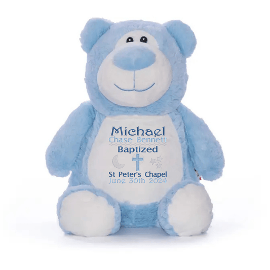 Personalized Baptism Stuffed Animal - FST102 - 4 - Tiny Tots Boutique
