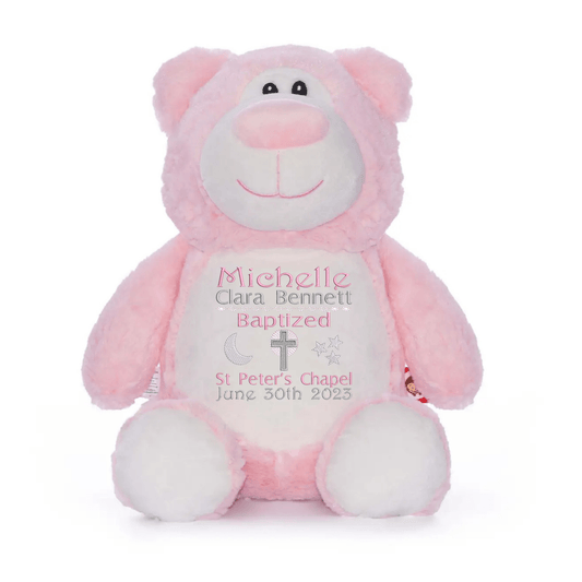 Personalized Baptism Stuffed Animal - FST102 - 5 - Tiny Tots Boutique