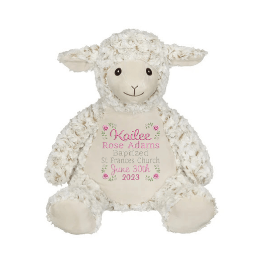 Personalized Baptism Stuffed Animal - ST510 - 7 - Tiny Tots Boutique