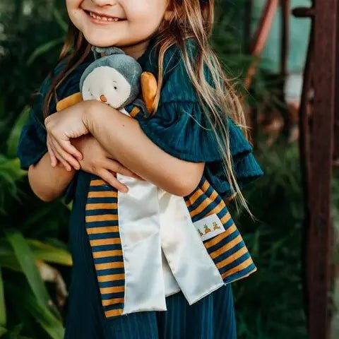 Personalized Bee Lovey - Stripes - Tiny Tots Boutique