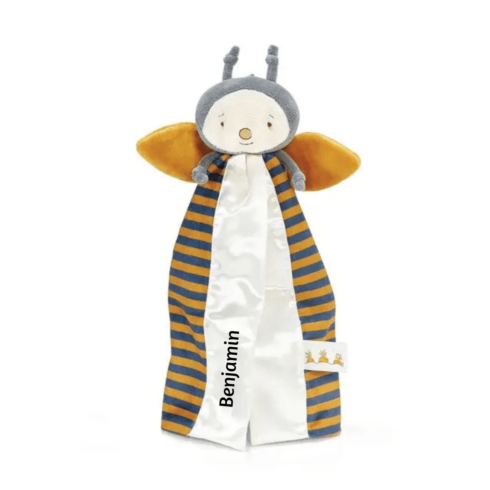 Personalized Bee Lovey - Stripes - Tiny Tots Boutique