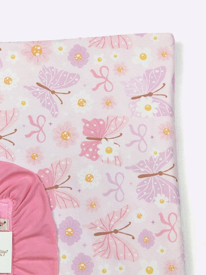 Personalized Bow Butterfly Daisy Minky Blanket - Tiny Tots Boutique