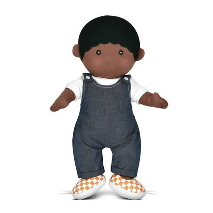 Personalized Boy Doll - Alex in Chambray - Tiny Tots Boutique