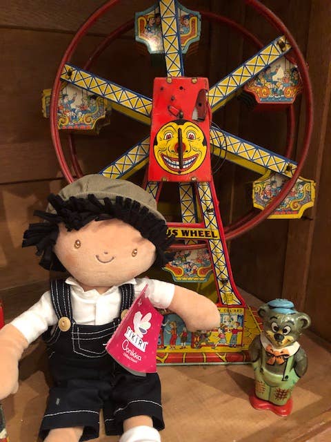 Personalized Boy Plush Doll in Denim Overalls - Joe - Tiny Tots Boutique