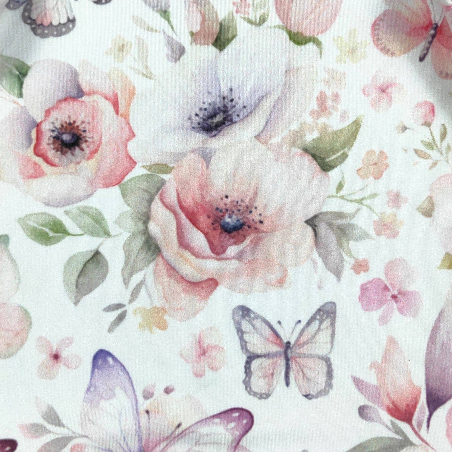 Personalized Butterfly Blooms Minky Blanket - Tiny Tots Boutique