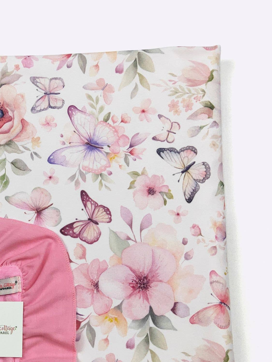 Personalized Butterfly Blooms Minky Blanket - Tiny Tots Boutique