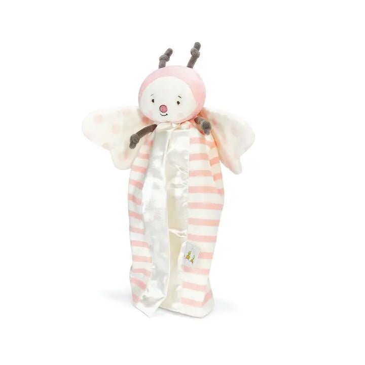 Personalized Butterfly Lovey - Pink Stripes - Tiny Tots Boutique