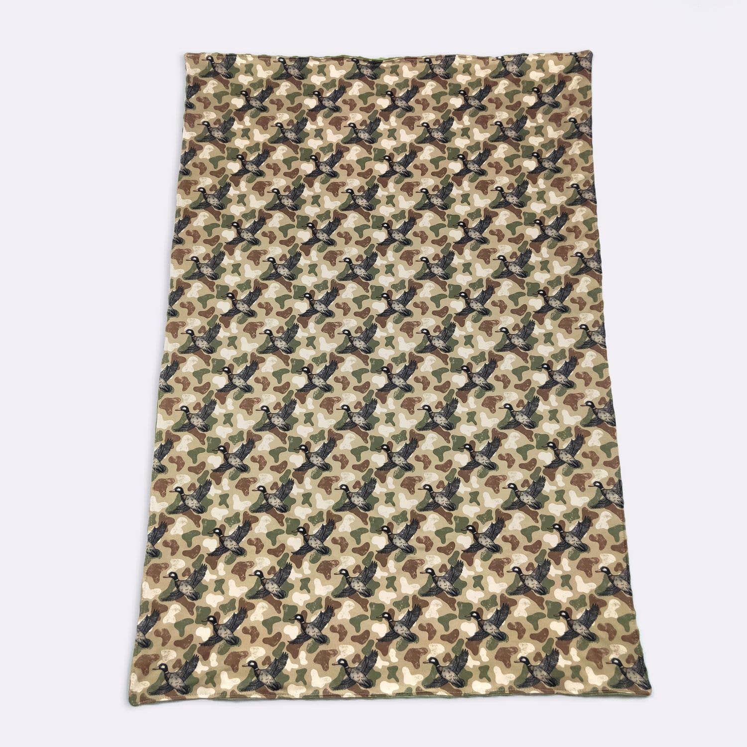 Personalized Camo Duck Minky Blanket - Tiny Tots Boutique