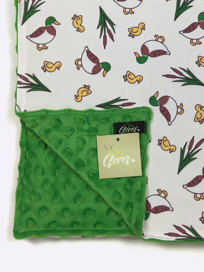 Personalized Duckling Minky Blanket - Tiny Tots Boutique