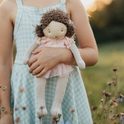 Personalized Elsie Doll - Brown Hair - Tiny Tots Boutique