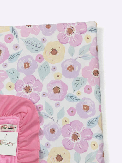 Personalized Faded Garden Minky Blanket - Tiny Tots Boutique