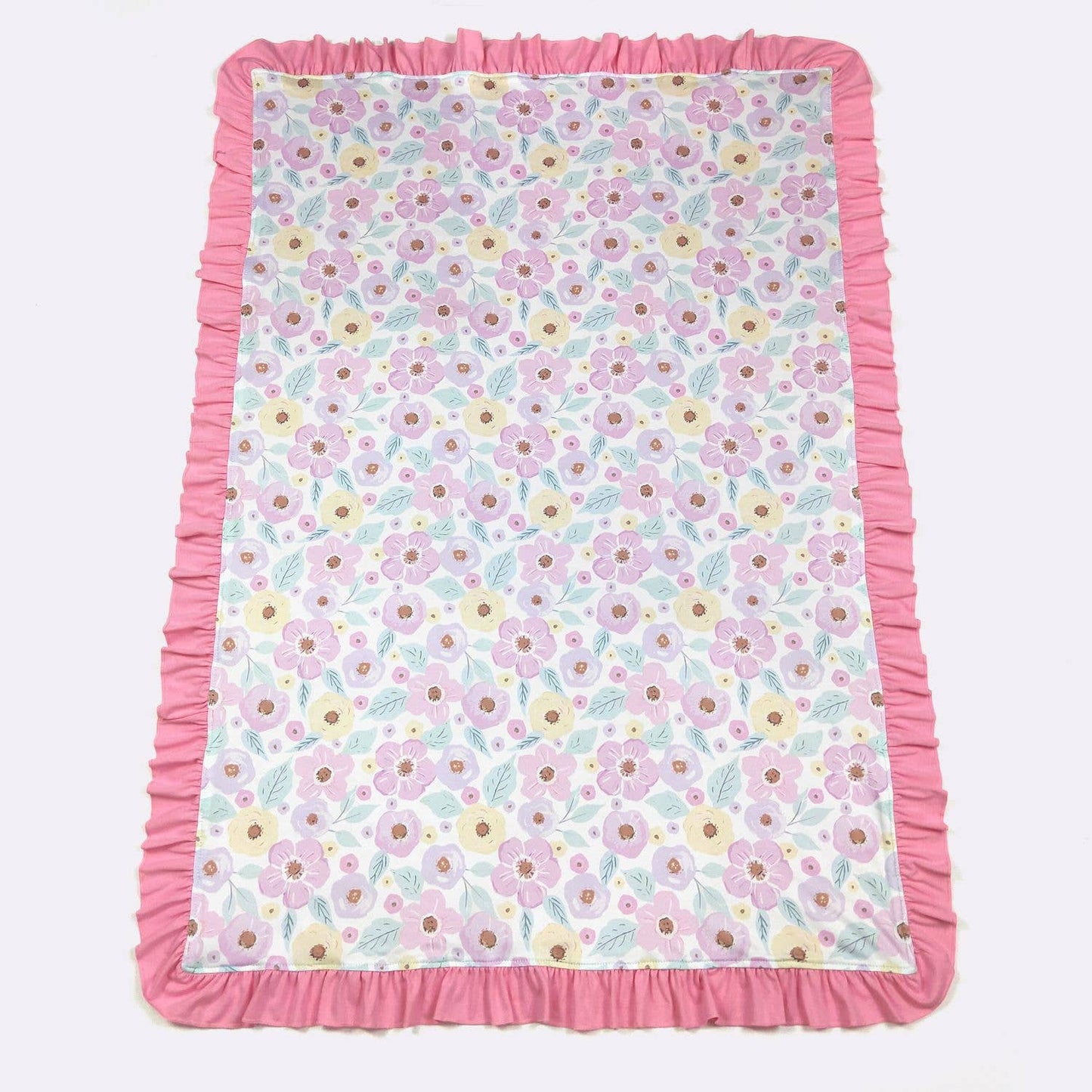 Personalized Faded Garden Minky Blanket - Tiny Tots Boutique