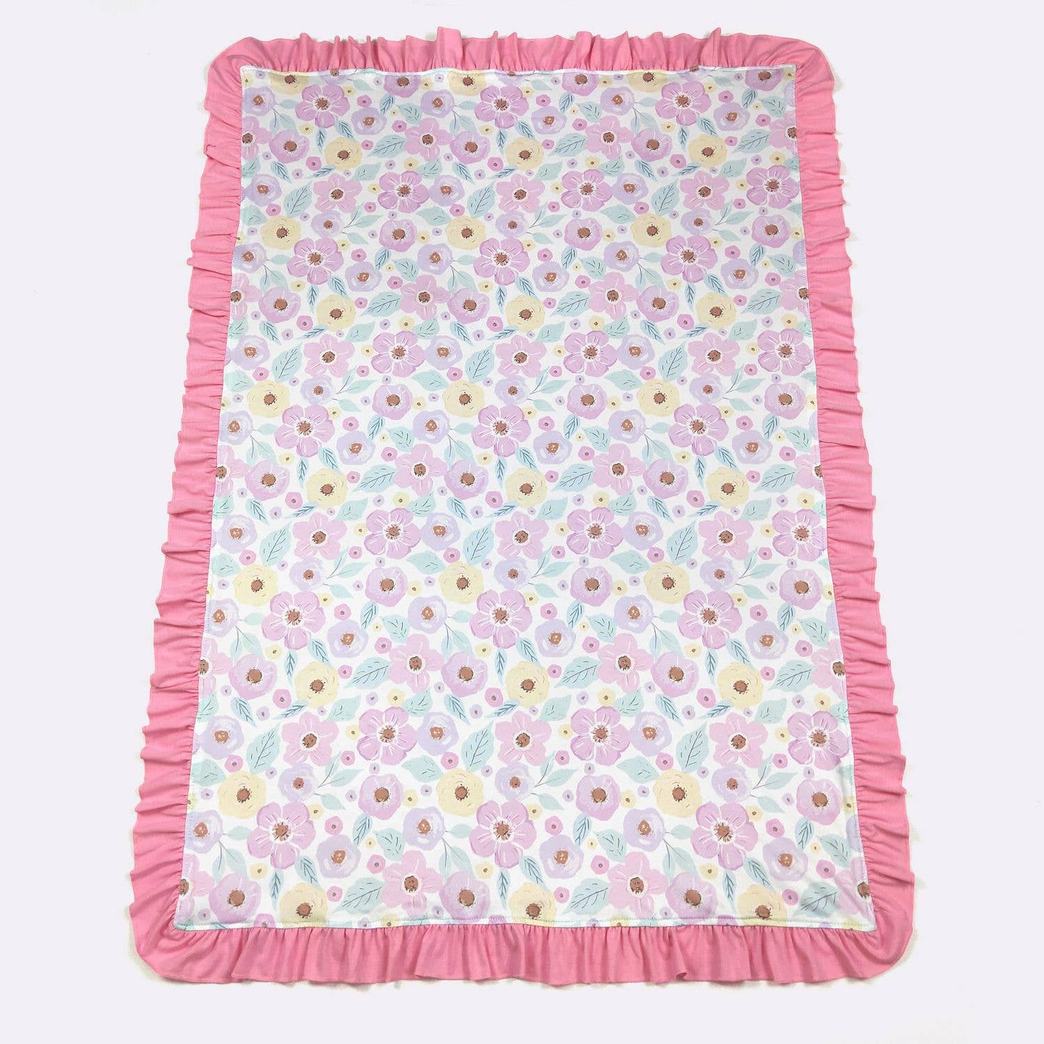 Personalized Faded Garden Minky Blanket - Tiny Tots Boutique