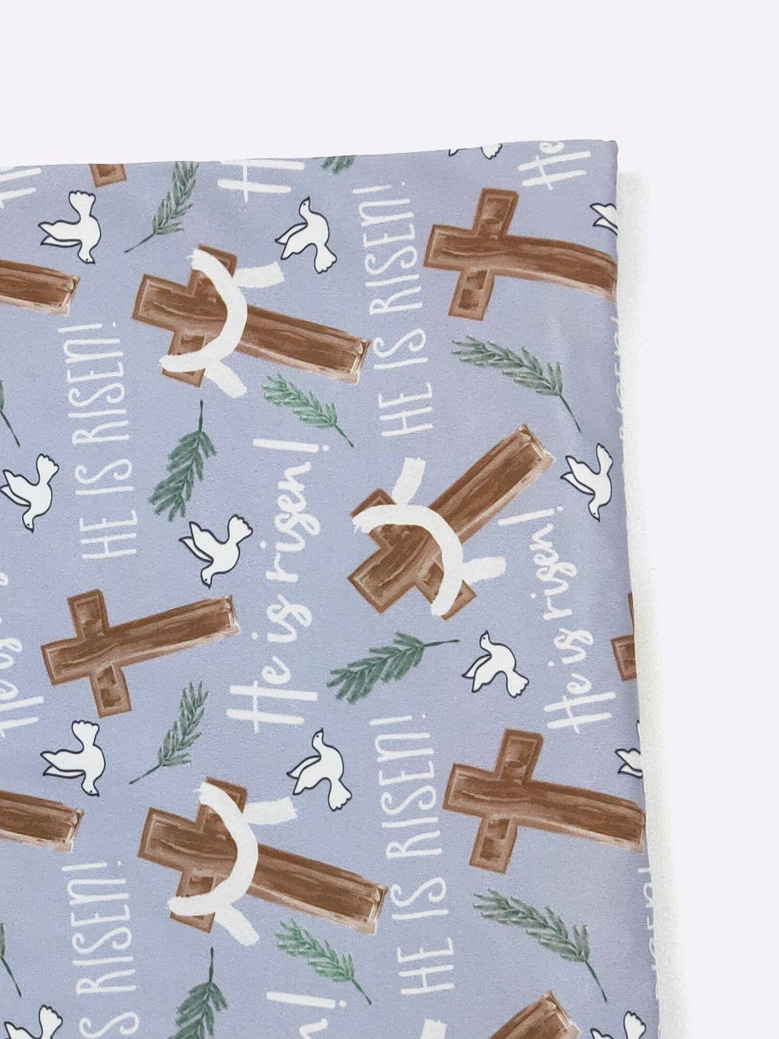 Personalized Faithful Cross Minky Blanket - Tiny Tots Boutique