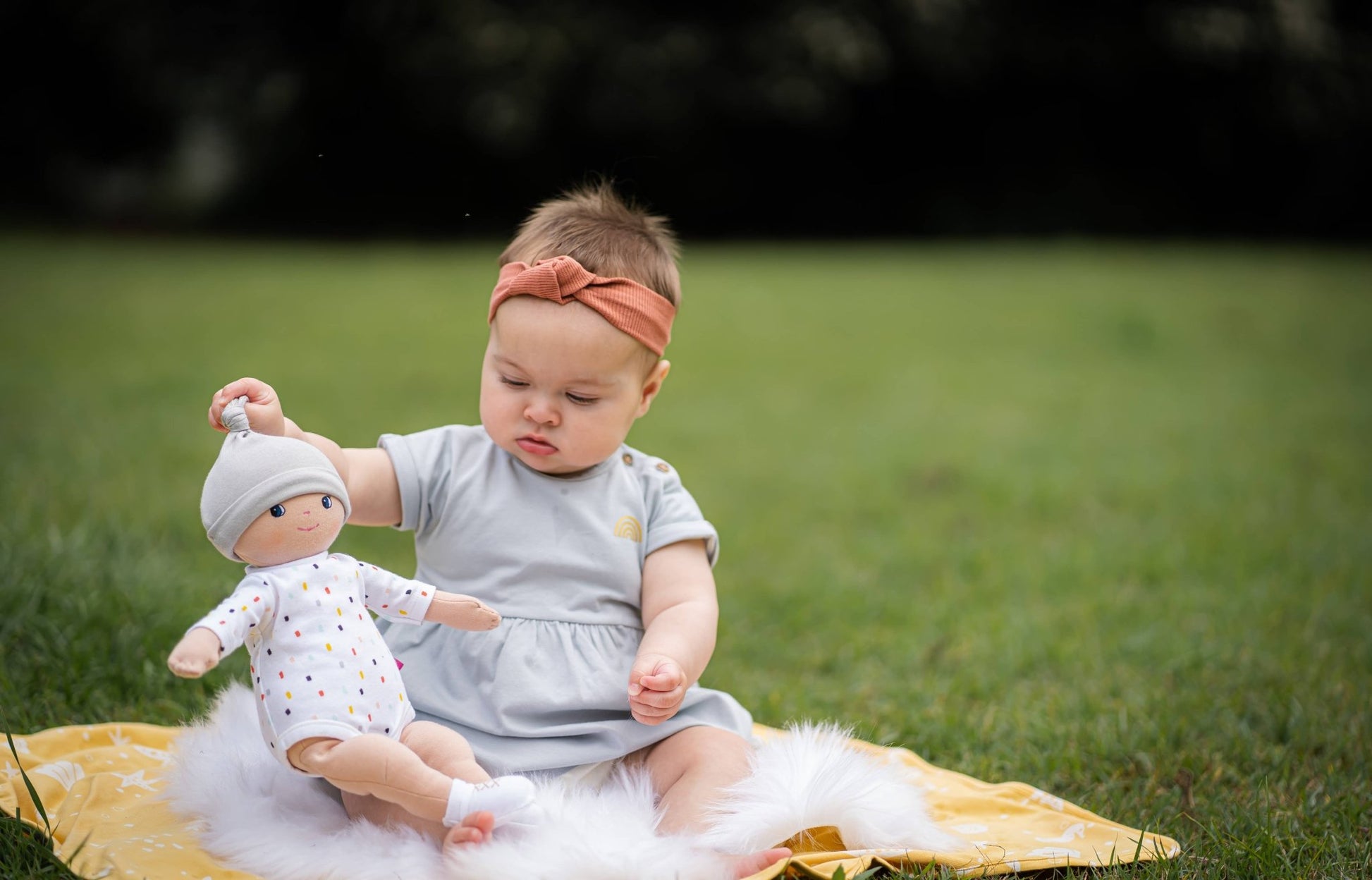 Personalized Gender Neutral Plush Doll - Tiny Tots Boutique