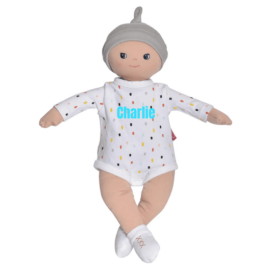 Personalized Gender Neutral Plush Doll - Tiny Tots Boutique
