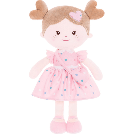 Personalized Heart Plush Doll - Tiny Tots Boutique