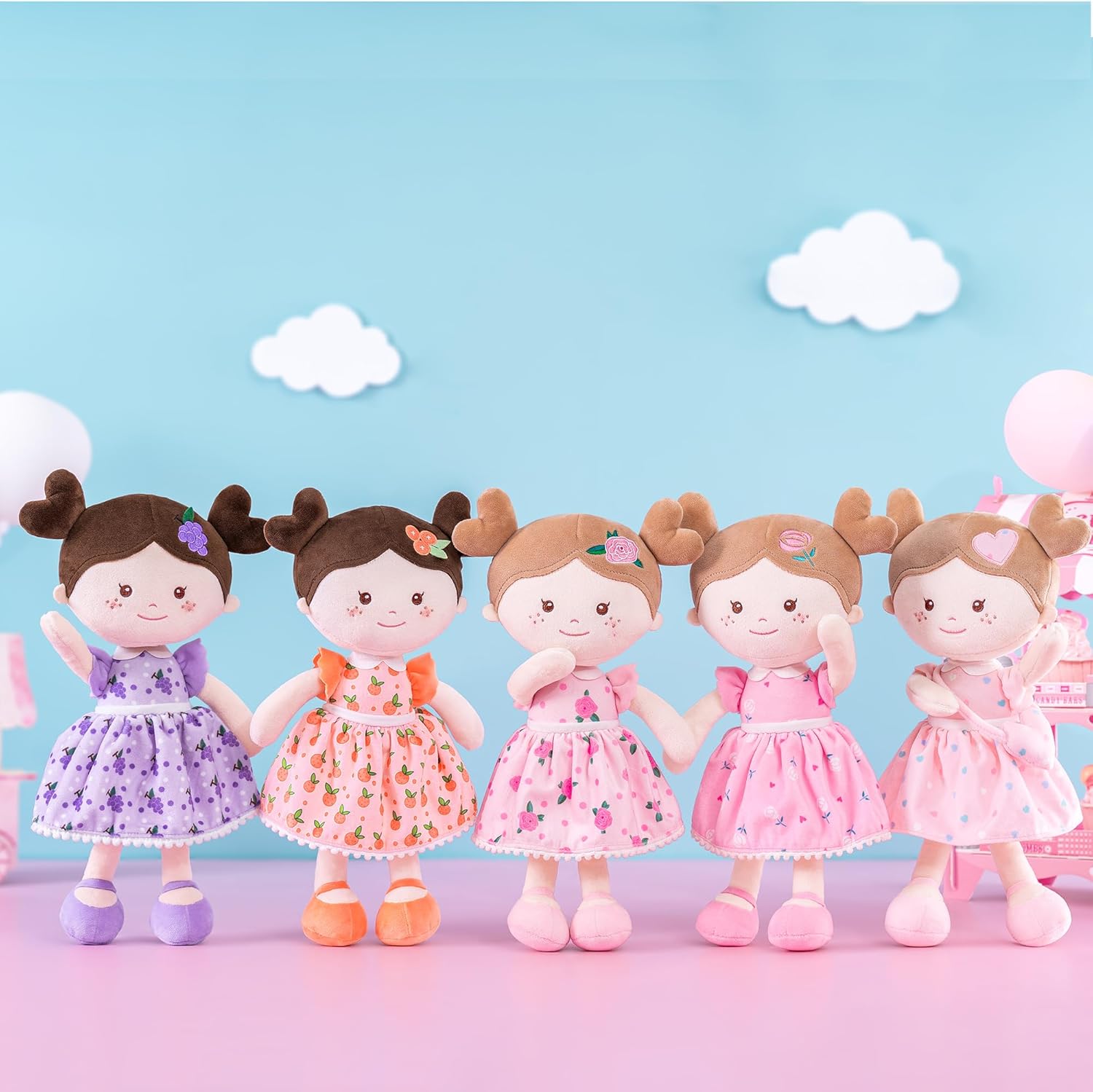 Personalized Heart Plush Doll - Tiny Tots Boutique