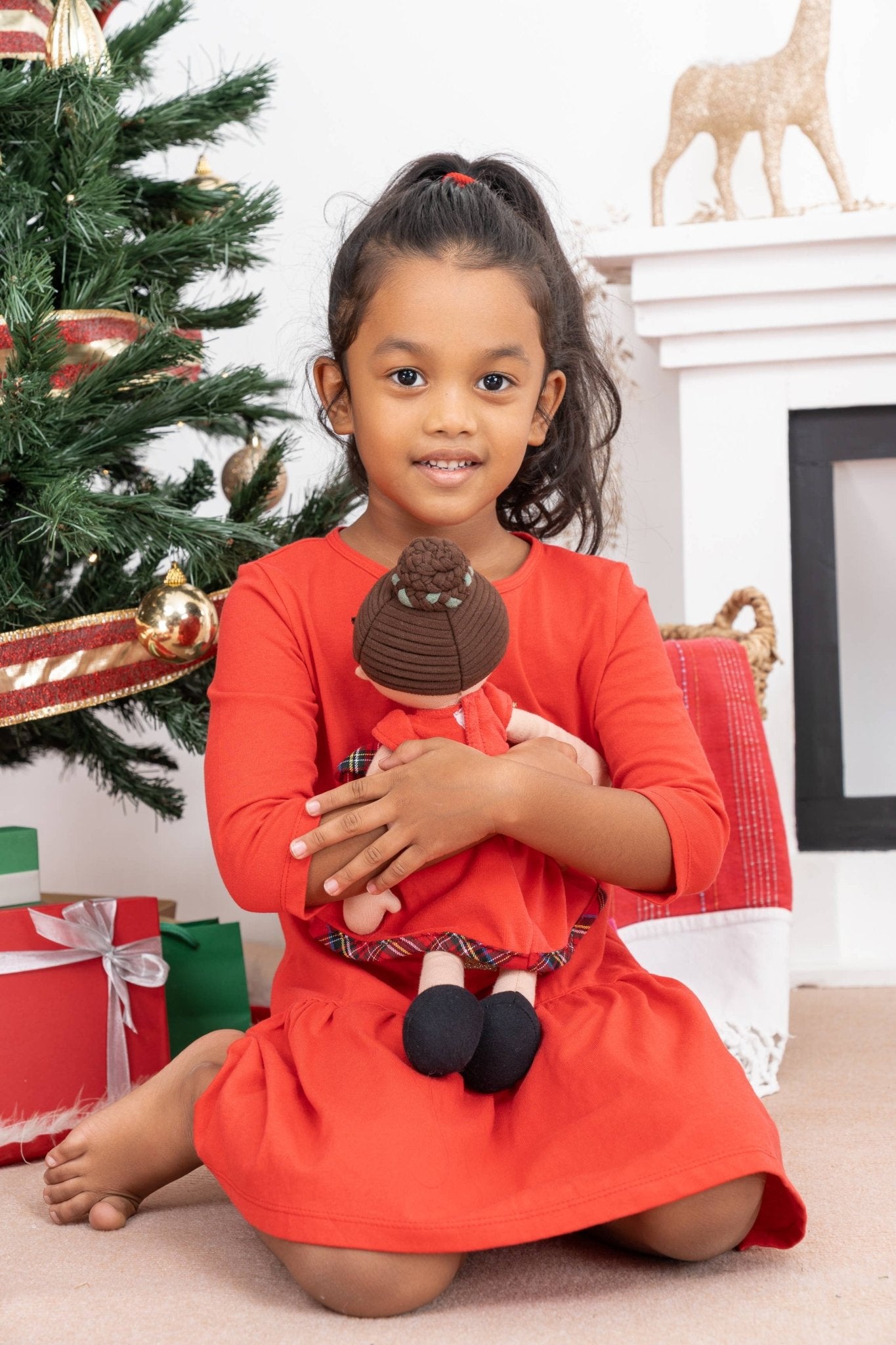 Personalized Holiday Doll - Tiny Tots Boutique