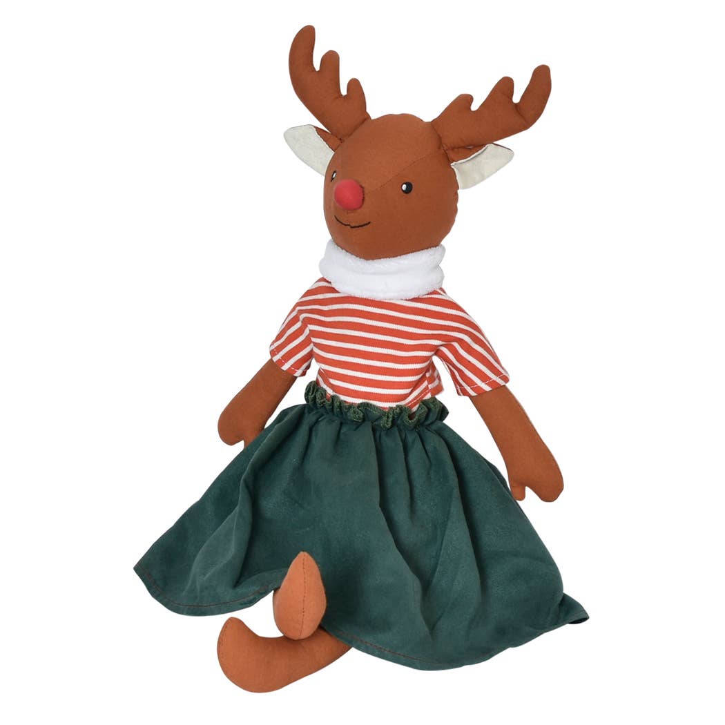 Personalized Holiday Reindeer Plush - Tiny Tots Boutique