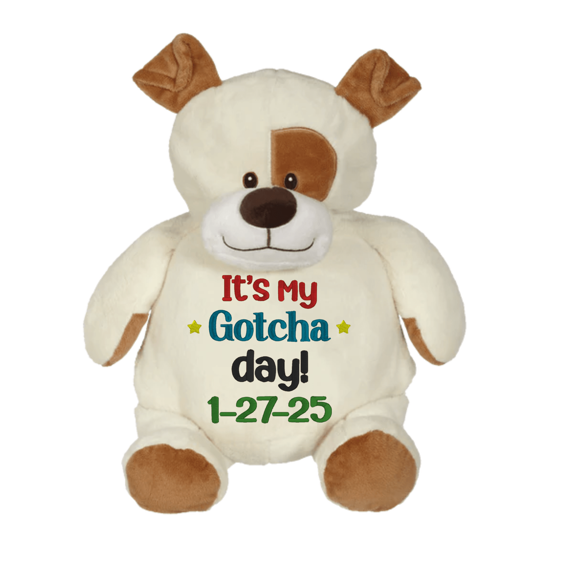 Personalized "It's my Gotcha Day" Adoption Stuffed Animal - Tiny Tots Boutique