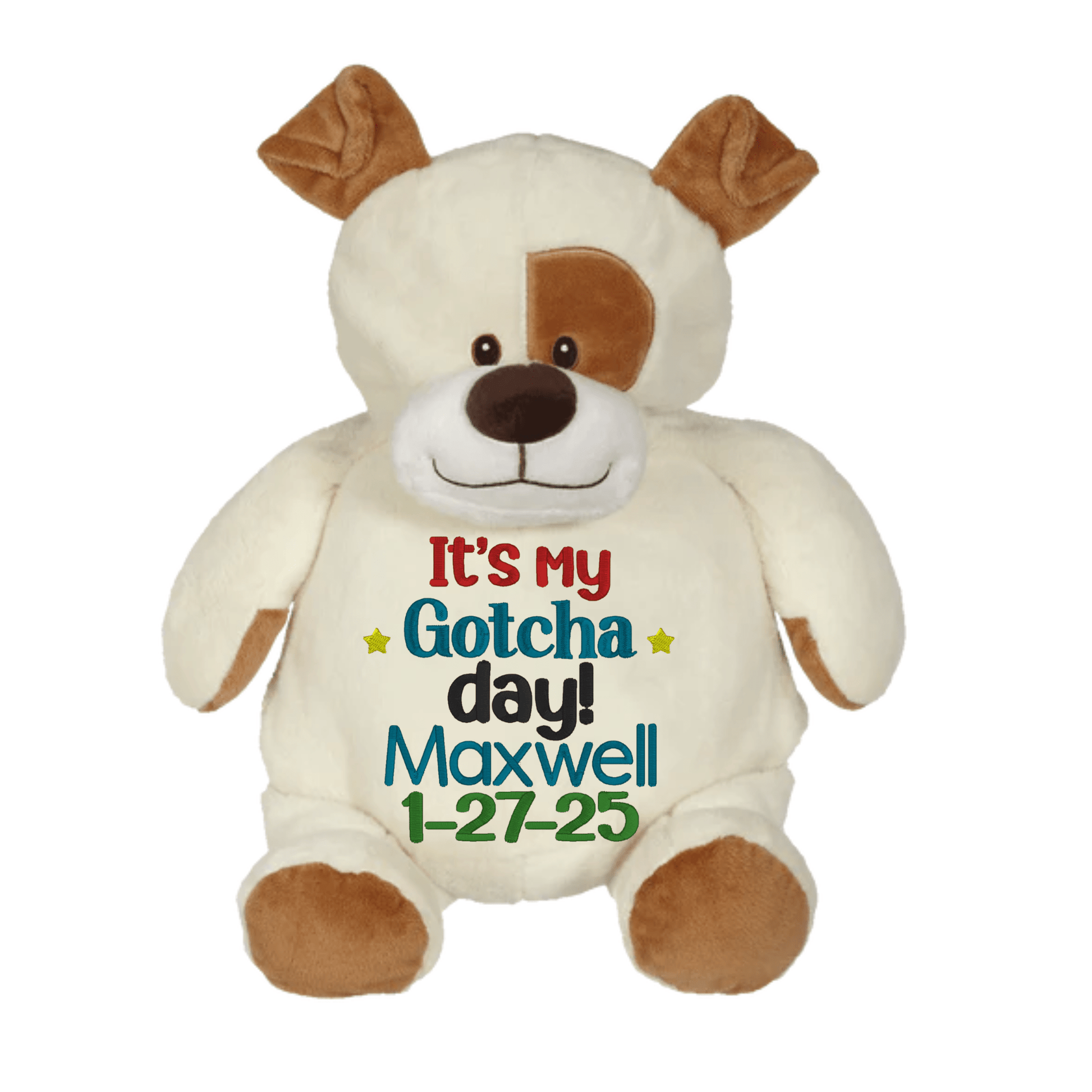 Personalized "It's my Gotcha Day" Adoption Stuffed Animal - Tiny Tots Boutique