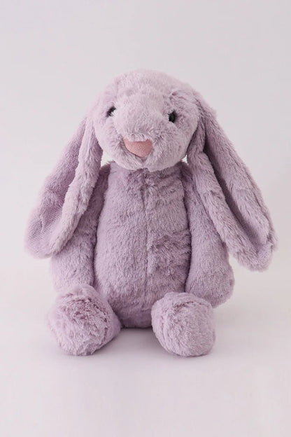 Personalized Lilac Plush Bunny - Custom Embroidered Name - Tiny Tots Boutique