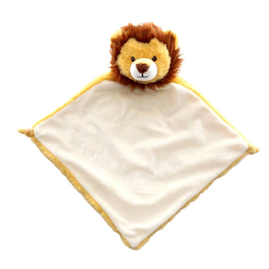 Personalized Lion Security Blanket Lovey - Tiny Tots Boutique