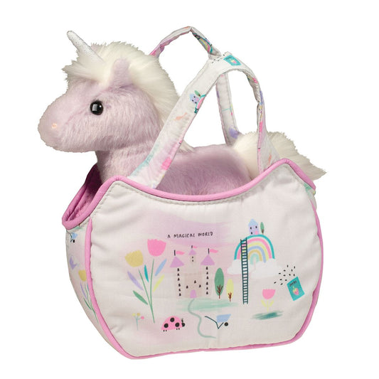 Personalized Magical World Purse with Unicorn Plush Animal - Tiny Tots Boutique