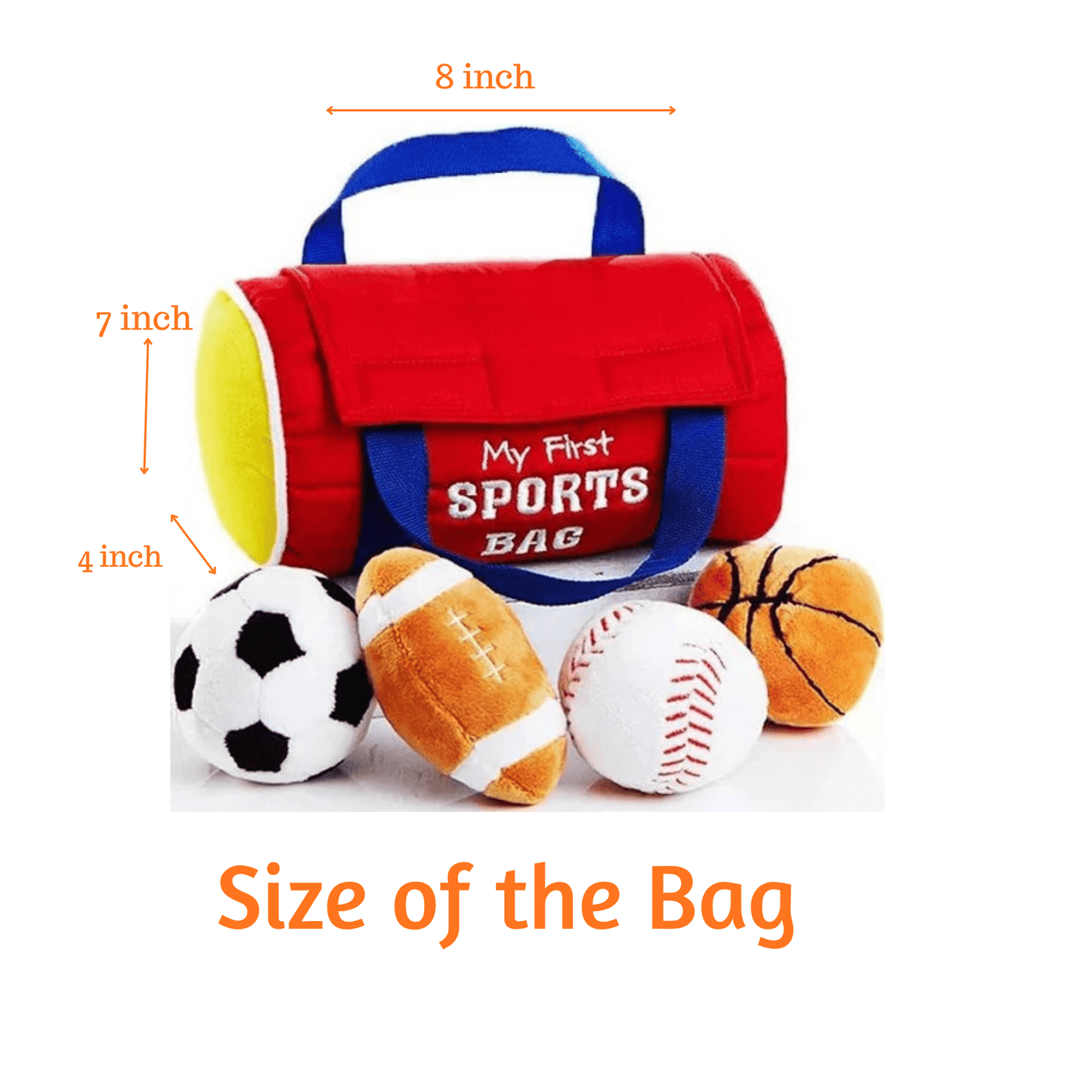Personalized My First Sports Bag - Tiny Tots Boutique