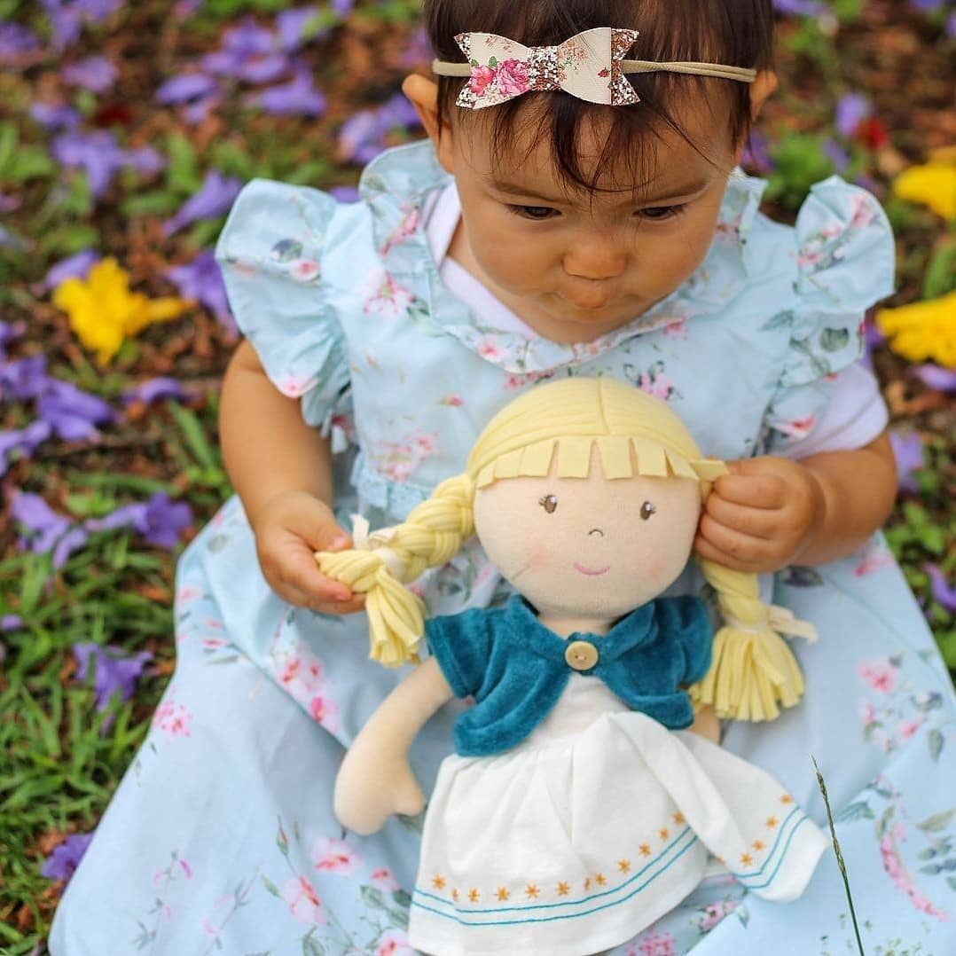 Personalized Organic Plush Doll - Lily - Tiny Tots Boutique