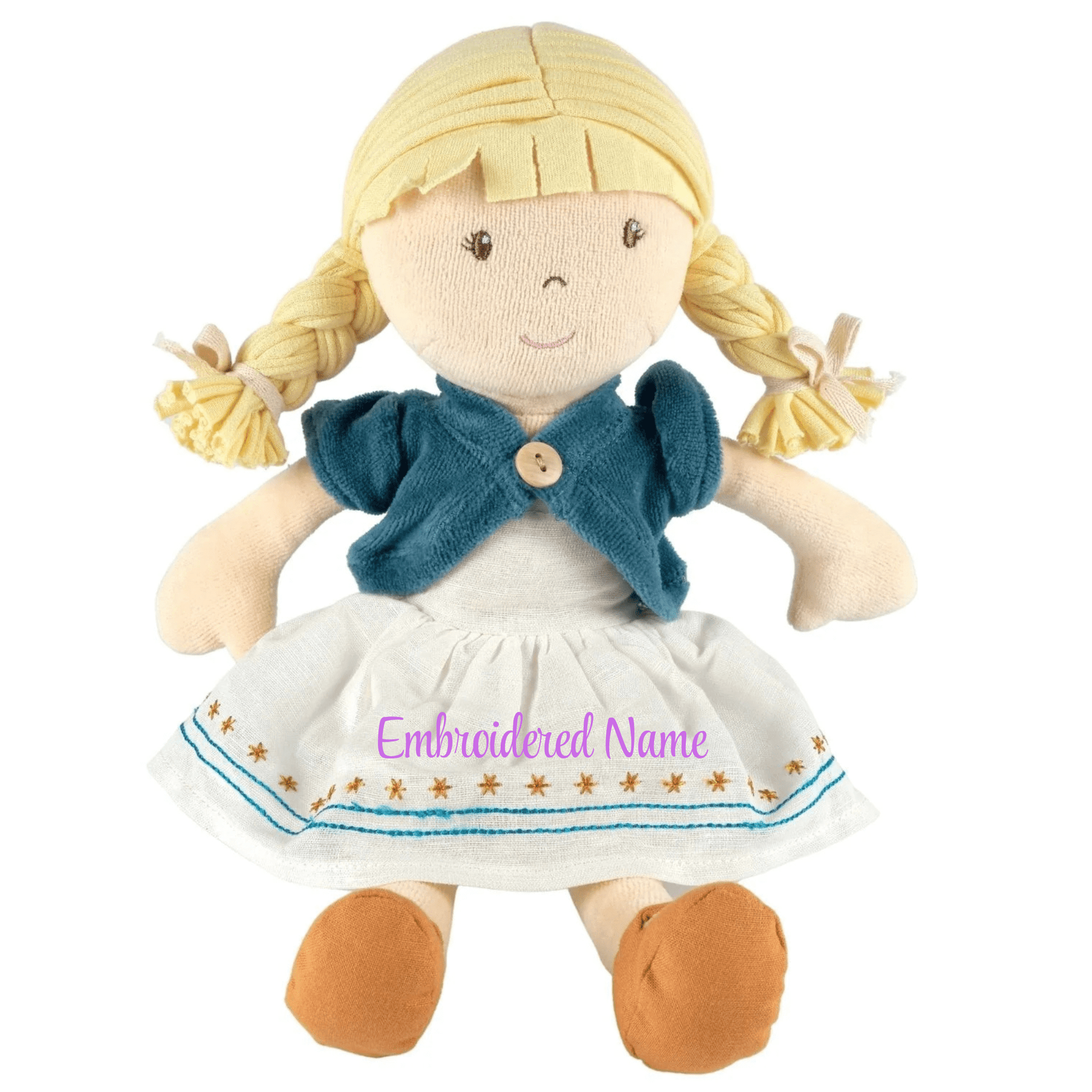 Personalized Organic Plush Doll - Lily - Tiny Tots Boutique