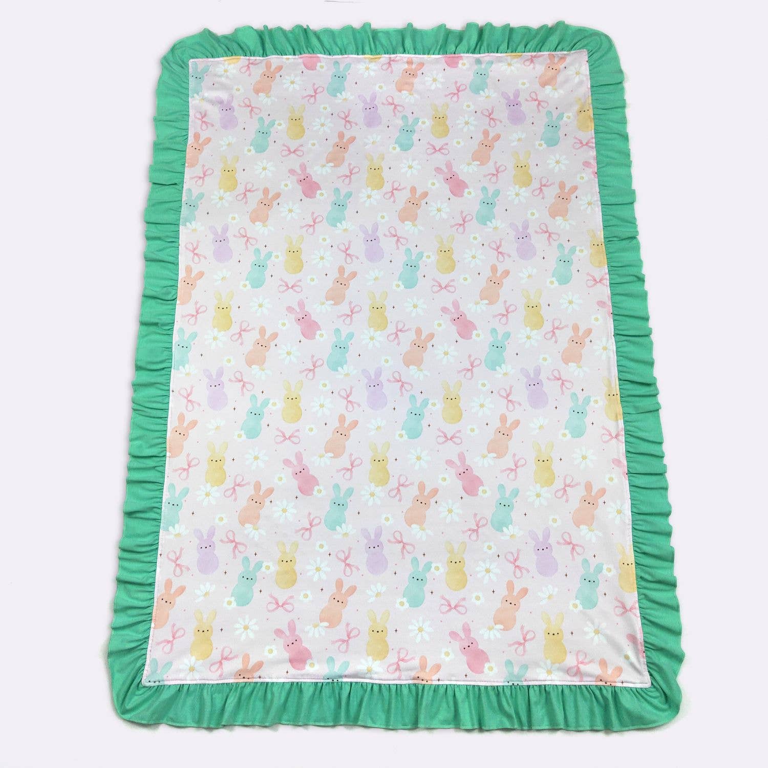 Personalized Pastel Peeps Minky Blanket - Tiny Tots Boutique