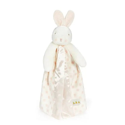 Personalized Plush Bunny Lovey - Pink Dots - Tiny Tots Boutique
