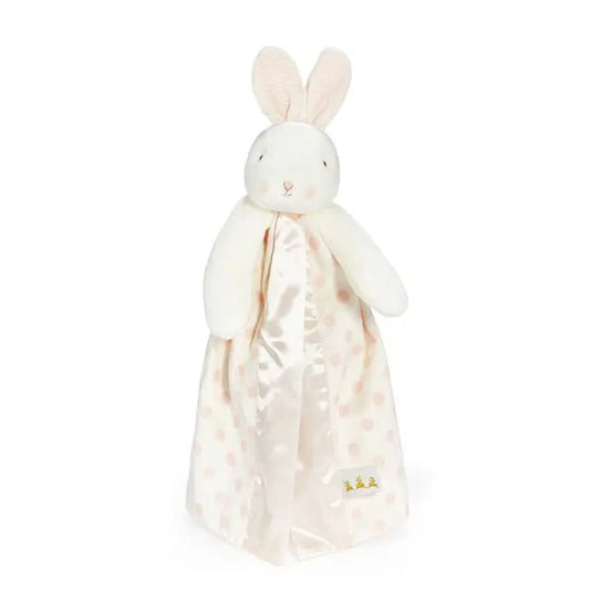 Personalized Plush Bunny Lovey - Pink Dots - Tiny Tots Boutique