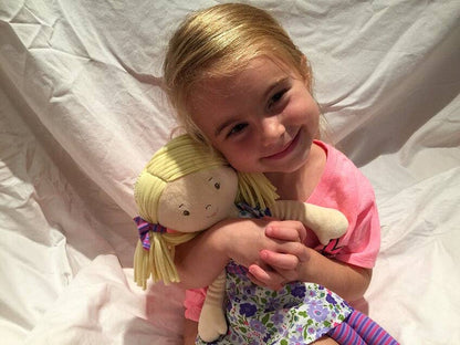 Personalized Plush Rag Doll - 16" Custom Keepsake - Tiny Tots Boutique