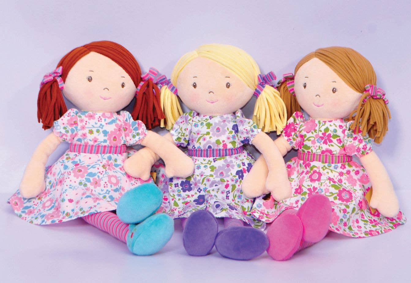 Personalized Plush Rag Doll - Custom Embroidered 16" Keepsake - Tiny Tots Boutique