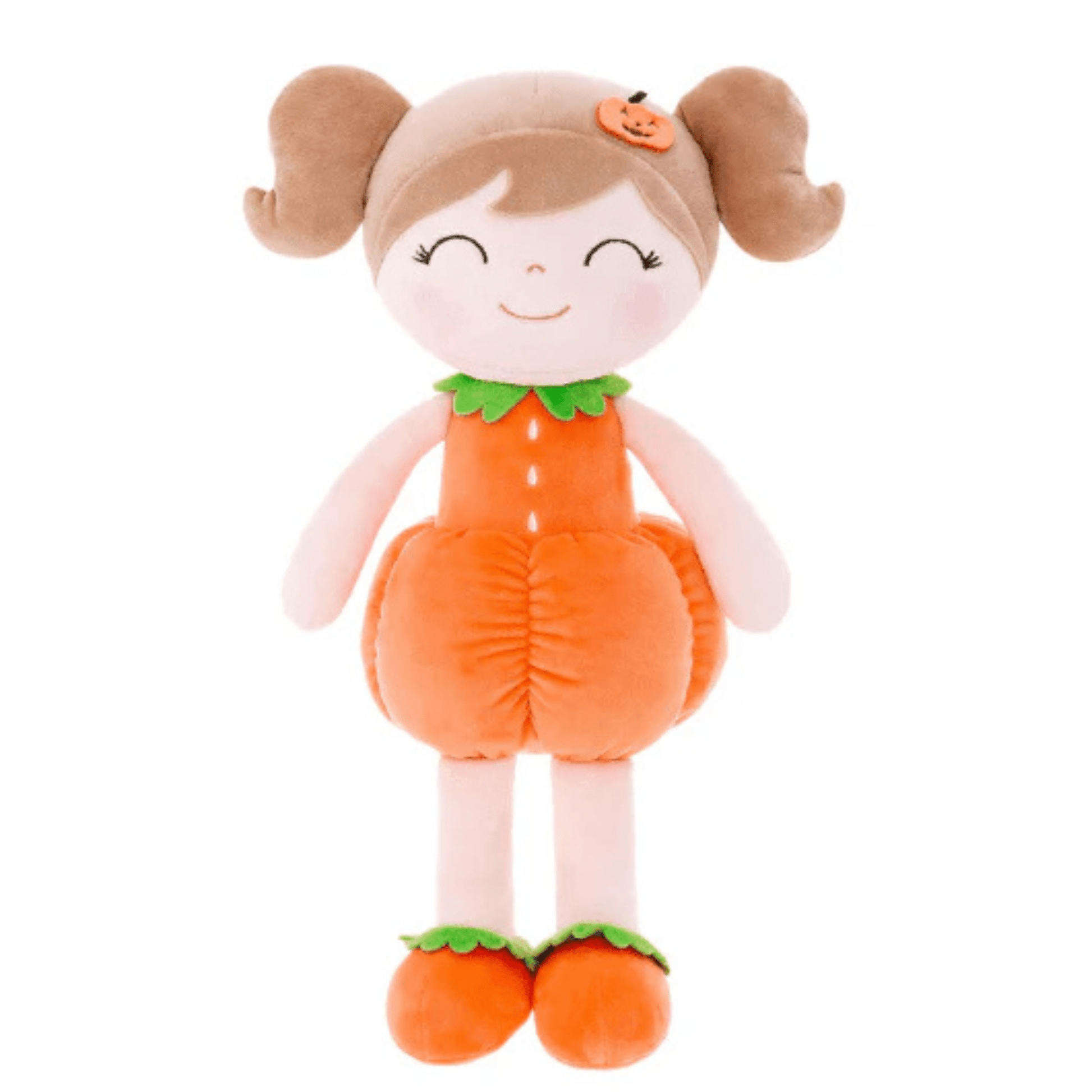 Personalized Pumpkin Plush Doll - Tiny Tots Boutique