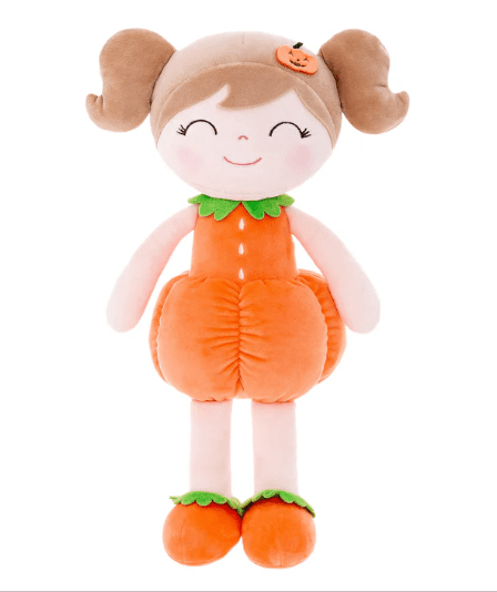 Personalized Pumpkin Plush Doll - Tiny Tots Boutique