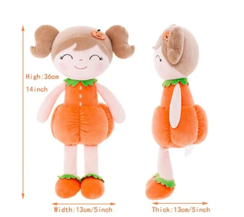 Personalized Pumpkin Plush Doll - Tiny Tots Boutique