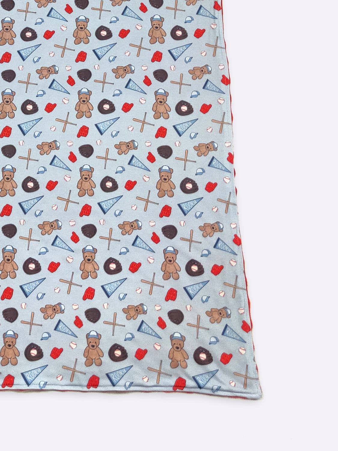 Personalized Rookie Minky Blanket - Tiny Tots Boutique