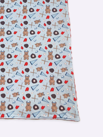 Personalized Rookie Minky Blanket - Tiny Tots Boutique