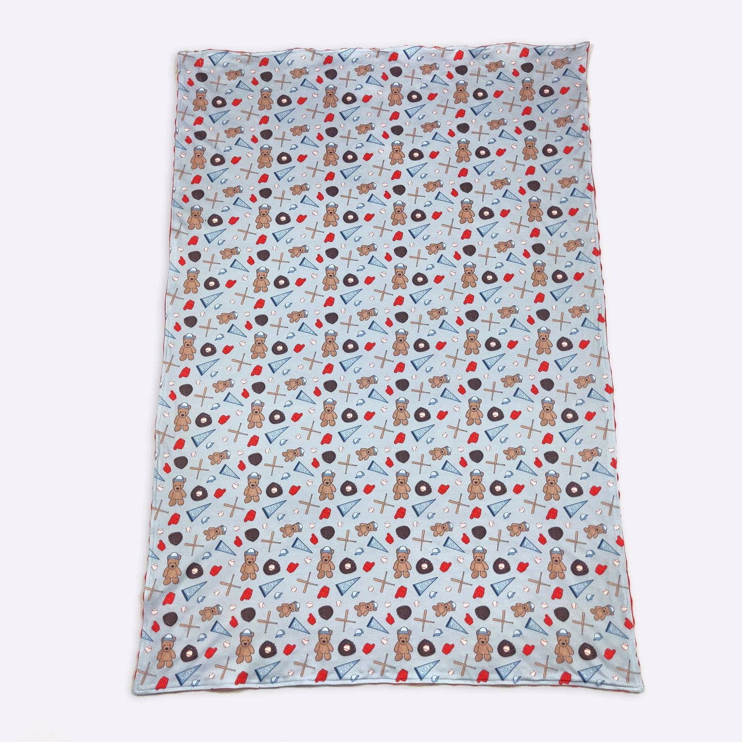 Personalized Rookie Minky Blanket - Tiny Tots Boutique