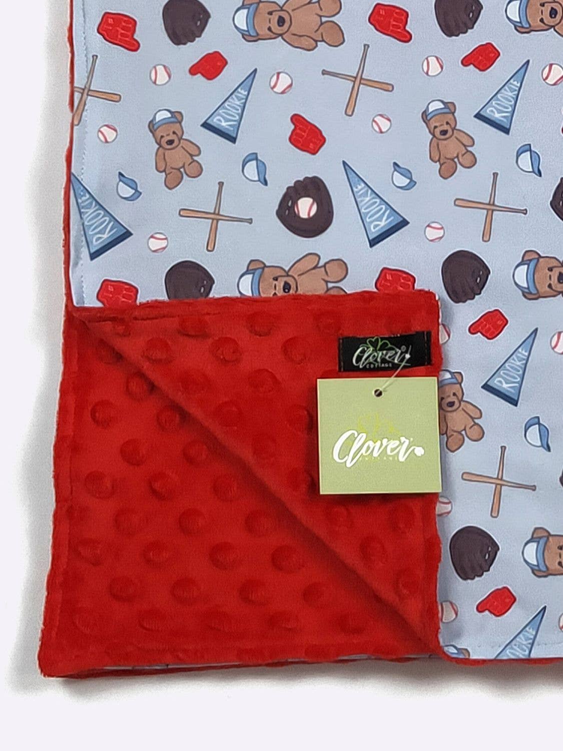 Personalized Rookie Minky Blanket - Tiny Tots Boutique