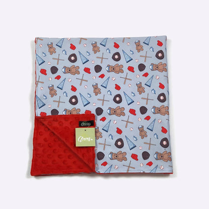 Personalized Rookie Minky Blanket - Tiny Tots Boutique