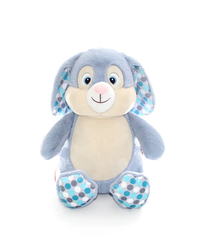 Personalized Sensory Plush Bunny - Custom Embroidered Baby Keepsake - Tiny Tots Boutique