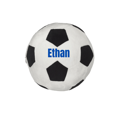 Personalized Soccer Plush - Custom Embroidered Stuffed Sports Ball - Tiny Tots Boutique