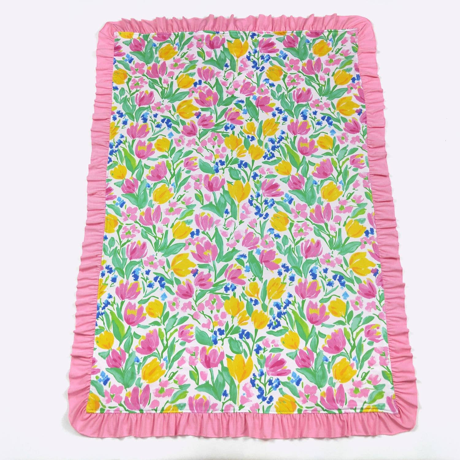 Personalized Springtime Minky Blanket - Tiny Tots Boutique