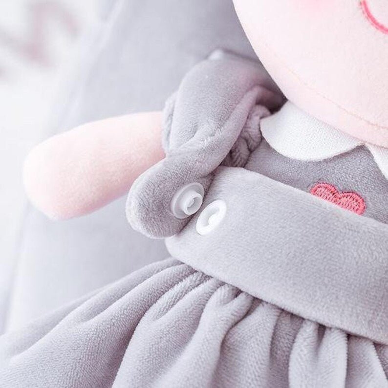 Personalized Toddler Backpack and Plush Doll - Cat - Tiny Tots Boutique