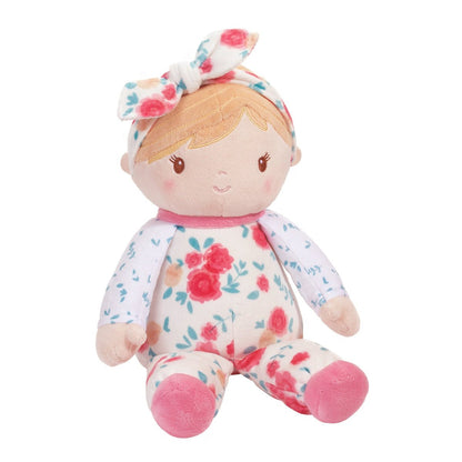 Personalized Vera Floral Soft Doll - Tiny Tots Boutique